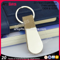 Classy branded leather valet keychains for men